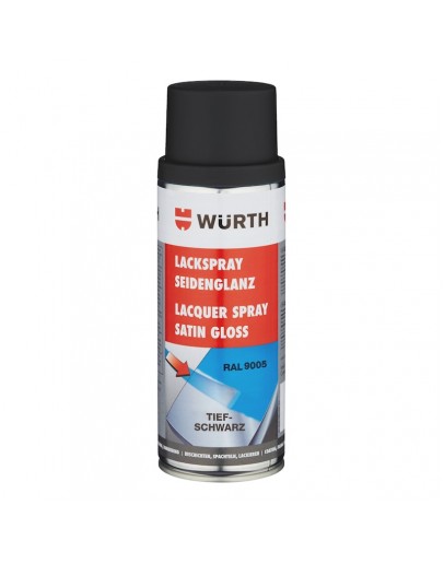 WÜRTH MAT SİYAH SPREY BOYA 400 ML