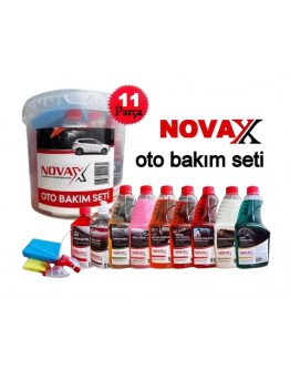 Nowax set oto bakım seti kovalı 11seti 